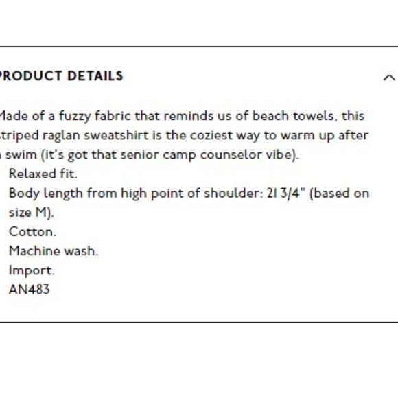 Madewell Terry Raglan Sweatshirt in Stripe - Picture 5 of 10